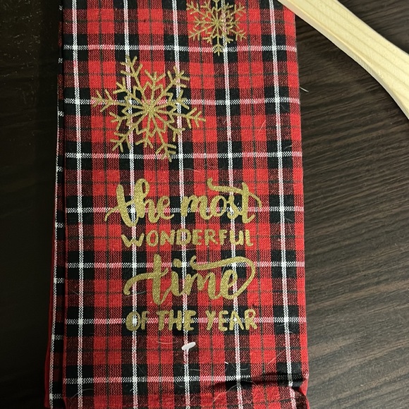 Christmas Kitchen towel and spoon set (2 towels & wooden spoon) - Picture 4 of 9